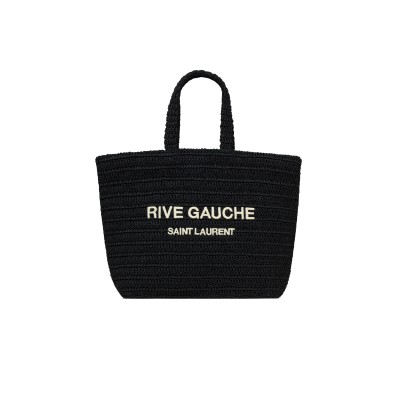 YSL RIVE GAUCHE TOTE IN RAFFIA 688864GAAA11031 (38*35*14.5cm)
